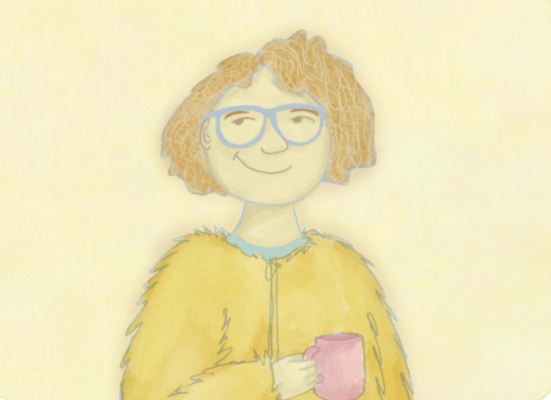 Eva Casanova, en una ilustración.